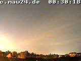 Der Himmel über Mannheim um 0:30 Uhr
