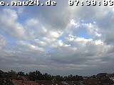 Der Himmel über Mannheim um 7:30 Uhr